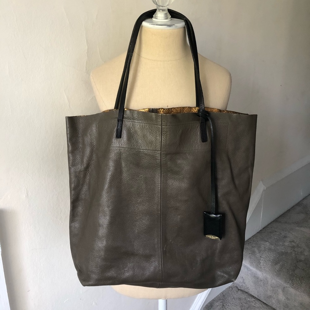 Linde Gallery St. Barth Large Leather Tote Bag